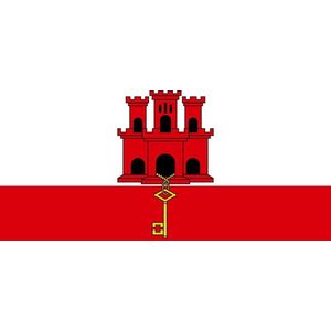 vlag Gibraltar 100x150cm - Spunpoly