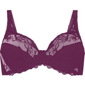 Hunkemöller Dames Lingerie Niet-voorgevormde beugel bh Diva - Paars - maat D100