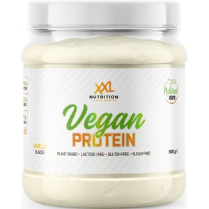 XXL Nutrition - Vegan Protein - Eiwitshake, Erwten Eiwit Isolaat - Eiwitpoeder, Proteïne - 100% Natuurlijk & Plantaardig - Vanille - 500 gram
