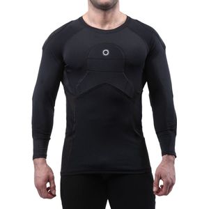 Elite Sport Body Shield Protection Shirt L.M. Heren - Zwart | Maat: XXL