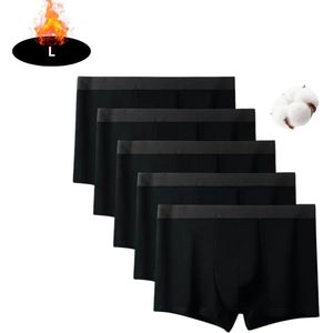 Livano Onderbroeken Heren - Boxershort - Ondergoed - Boxer - Underwear - Mannen - 5 Pack - Zwart - L