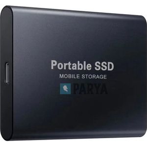 Parya Draagbare SSD Externe Harde Schijf - 1 TB aan Solide State Opslag - Plug and play - Portable storage - Snelle opslag extern pc of telefoon - USB 3.1 - Type C - Harde schijf expansion