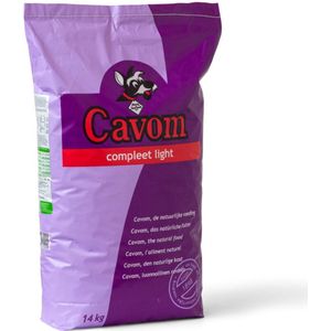 2x Cavom Compleet Hondenvoer Droog Light 14 kg
