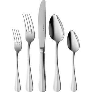 Sola Bestek Set Hollands Glad - 50 Delig Bestekset 6 Persoons - Klassiek - Zilverwit Premium Edelstaal 18/10 RVS