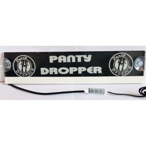 LED bord 30x6 cm RGB Panty Dropper met 7 kleuren en patronen, voor auto, vrachtwagen, caravan