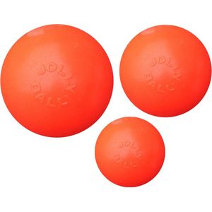 Jolly Ball Bounce-n Play - Ø 11 cm – Honden speelbal met vanillegeur - De perfecte stuiterbal - Bijtbestendig – Oranje