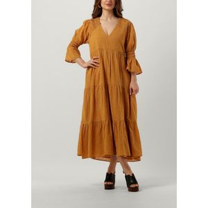 Ruby Tuesday Imala Dress Jurken Dames - Kleedje - Rok - Jurk - Camel - Maat 38