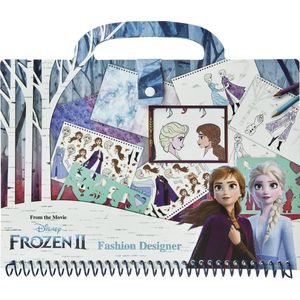 Frozen - Fashion Designer Set - Kleurboek - Stickerboek - Designboek