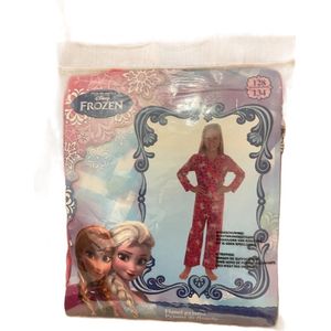 Frozen pyjama - flanel - pyjamaset - roze - maat 128/134