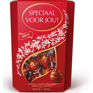 Lindt Chocolade Giftbox - Lindor Praline Chocoladebollen - ""Speciaal voor jou!"" - 500 gram - Valentijnsdag cadeau