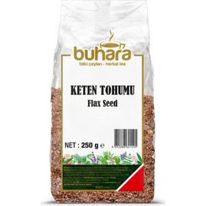 Buhara - Flaxseed Thee - Lijnzaad Thee - Keten Tohumu Cayi - Flax Seed Tea - 250 gr