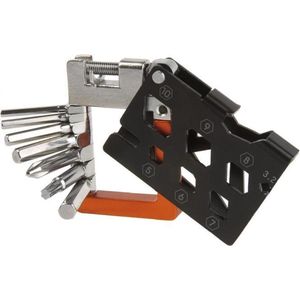 Super B Multitool Tb-fd50-or 21 Functies 6 Cm Zwart/zilver