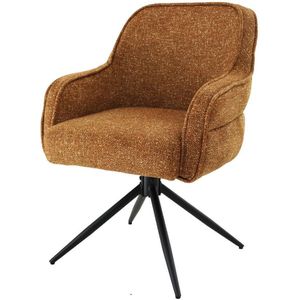 DS4U® Loisa armstoel terugdraai - mosterdgeel