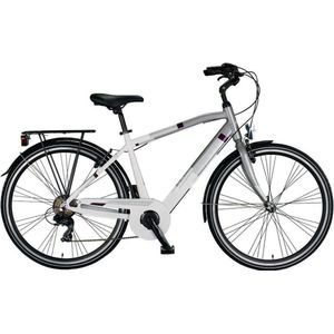 Mbm People - Stadsfiets - Mannen - Wit;Grijs - 58 cm