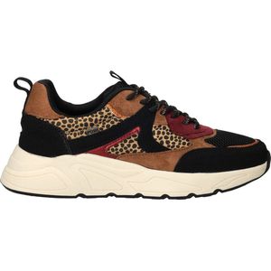 POSH by Poelman Sneakers - Dames - Bruin - Maat:43