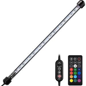 RGB LED Aquariumverlichting met Timer - Waterdicht IP68 - Multicolor Aquarium Lamp voor Zoetwater - Maatnaam: 58 cm