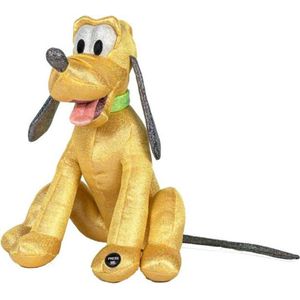 100 jaar Disney - Pluche 28cm met glitter en geluid - Pluto
