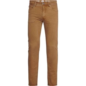 Petrol Industries - Heren Seaham Gekleurde Slim Fit Jeans Polson jeans - Bruin - Maat 38