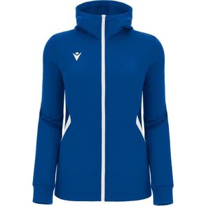 Macron Victory Bastet Jas Met Kap Dames - Royal / Wit | Maat: L