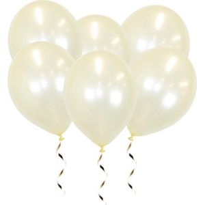 Witte Ballonnen Feestversiering Metallic Ivory Verjaardag 50st Bruiloft Ballon