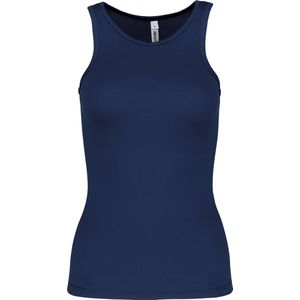 Damessporttop overhemd 'Proact' Navy - L