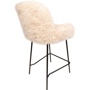 PTMD Leander Bar Chair Hair Beige