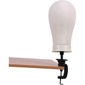 Pruik model maken oefenhoofd - ontworpen voor hoeden of pruiken (21 inch) met canvas hoofd