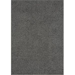 Vloerkleed 160x230 hoogpolig - Antraciet - Wasbaar met Antislip onderkant - FOXY Shaggy by The Carpet