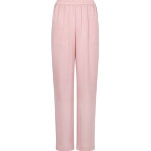 Hunkemöller Dames Nachtmode Broek Satijn - Roze - maat XL