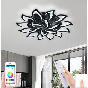 18 Lotus Plafond Verlichting - Moderne LED - Woonkamer - Keuken - Slaapkamer - Kinderkamer - Plafonnière - Dimbaar Met Afstandsbediening en App