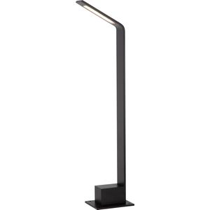 Lucide LAWFORD - Sokkellamp - LED - 1x6W 3000K - IP54 - Zwart