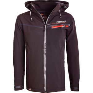 Geographical Norway Softshell Jas Zwart Turbo Dry Tapaya - L