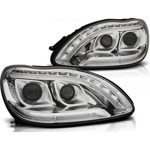 Koplampen met parkeerlicht MERCEDES W220 S-Klasse 09 98-05 05 CHROOM