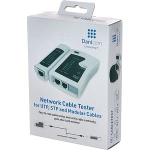 Danicom netwerkkabel tester UTP - FTP - (S)FTP en coaxiaal