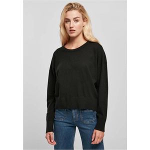 Urban Classics - Ladies EcoVero Oversized Basic Sweater/trui - L - Zwart