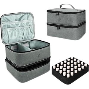 Equivera Nagellak koffer - nagelkoffer - nagelstyliste koffer - nagellak opbergen - nagellak koffer organizer