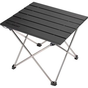 Draagbare Camping Bijzettafel met Aluminium Tafelblad: Handig Opvouwbaar Strand Picknick Tafel camping table