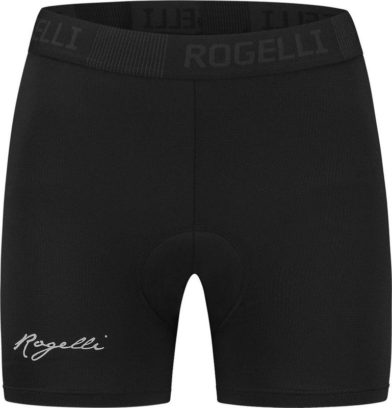 Rogelli Dames Fietsonderbroek - Fiets Ondershort Met Zeem - Zwart - Maat L