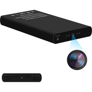 Spycam - Bewakingscamera HD 1080p 10.000 mAh powerbank camera - verborgen camera mini-oplichtcamera voor veiligheid thuis in de kamer en op kantoor