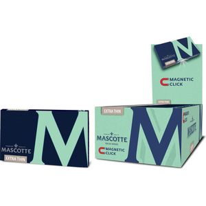 Mascotte Extra Thin M-serie korte vloei 100blaadjes 20x boekjes display
