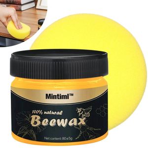 Zuivere Bijenwas - Meubelwas - 85g - Meubelonderhoudsmiddel - Blank Kleurloos Transparant duurzaam Natuurproduct - Voor het polijsten van meubels, vloeren