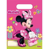 Minnie Mouse Happy Uitdeelzakjes - 6 stuks