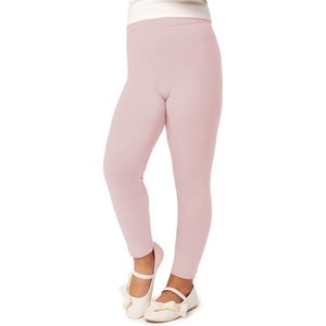 Merry Style MS-MS10-130-LE Meisjes Lang Leggings - Sport - Vrijetijdsbroek - Lang – Viscose - Sporbroek - Yogabroek - Poederroze - 140