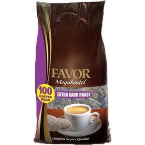 Favor - Extra Dark Roast Megazak - 8x 100 pads