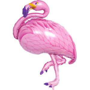 PTIT CLOWN - Aluminium roze flamingo ballon