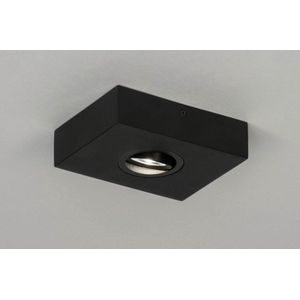 Lumidora Opbouwspot 73300 - Ingebouwd LED - 3.0 Watt - 300 Lumen - 2700 Kelvin - Zwart - Metaal