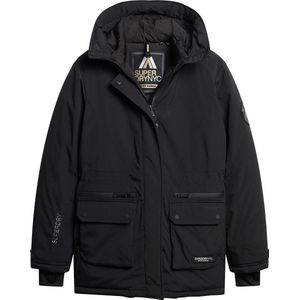 Superdry City Padded Parka Jacket Dames Jas - Black - Maat Xs