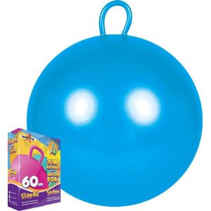 Summerplay Skippybal 60 cm | Blauw | Geschikt voor kinderen | Sterk materiaal | Makkelijk op te blazen