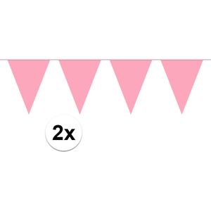 Slinger Vlaggenlijn Roze 20 Meter Verjaardag Slinger Voor Binnen En Buiten