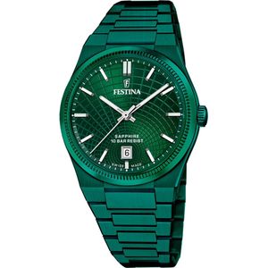 FESTINA SWISS MADE MEN'S GREEN WATCH F20079/1